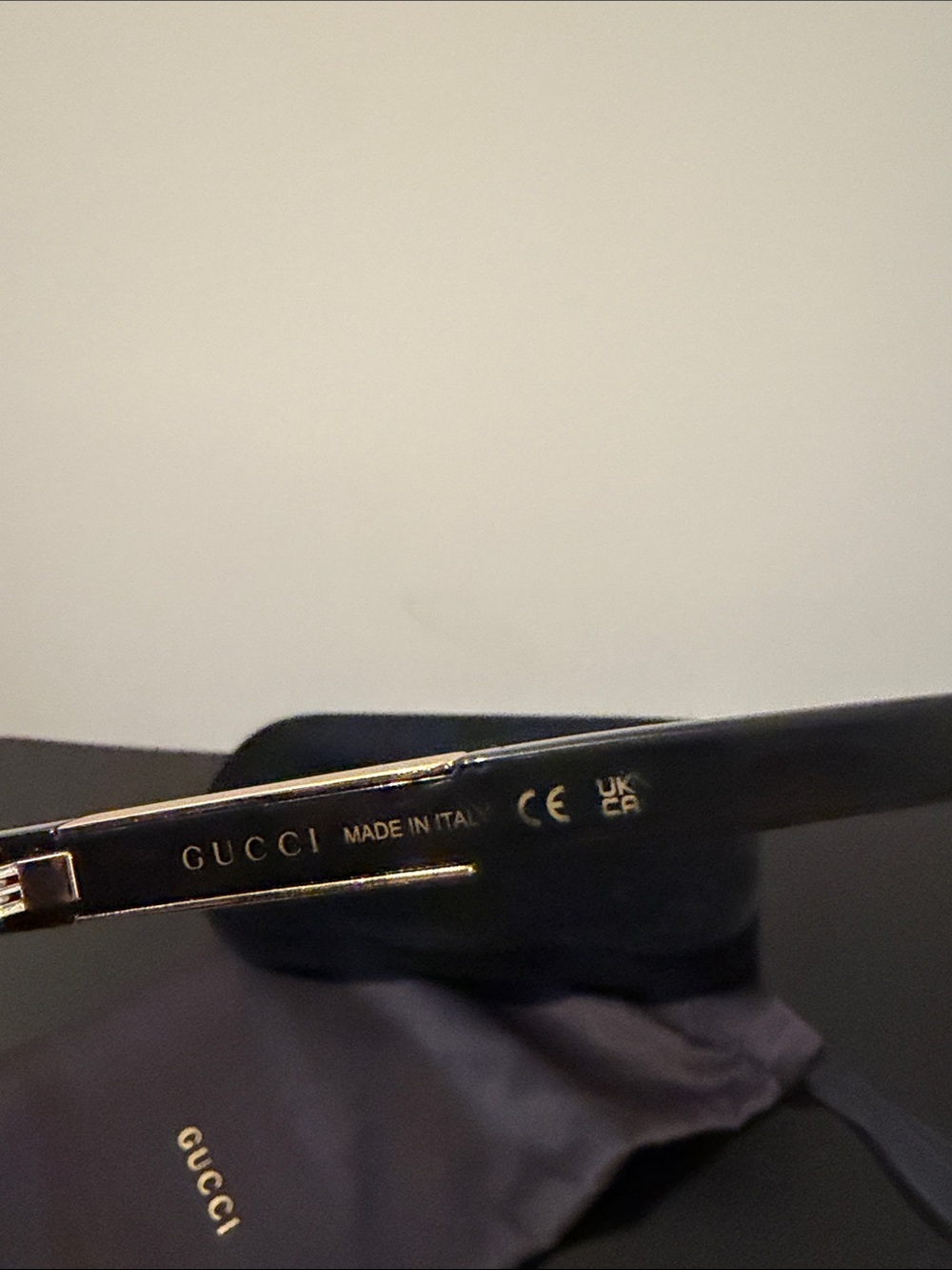 Gucci Women’s Black Square Gradient Lens Sunglasses - Picture 2 of 7
